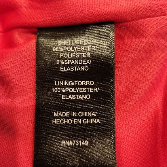 Dakota Blue NWT Women's Pink Crepe Lined Open Front Blazer Size XXL - Picture 8 of 9